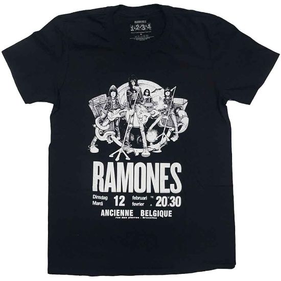 Picture of Ramones Unisex T-Shirt: Belgique