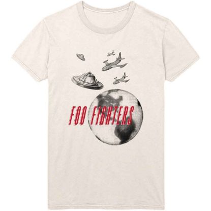 Picture of Foo Fighters Unisex T-Shirt: UFO Planes