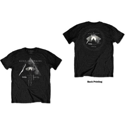 Picture of Alice In Chains Unisex T-Shirt: Fog Mountain Back Print