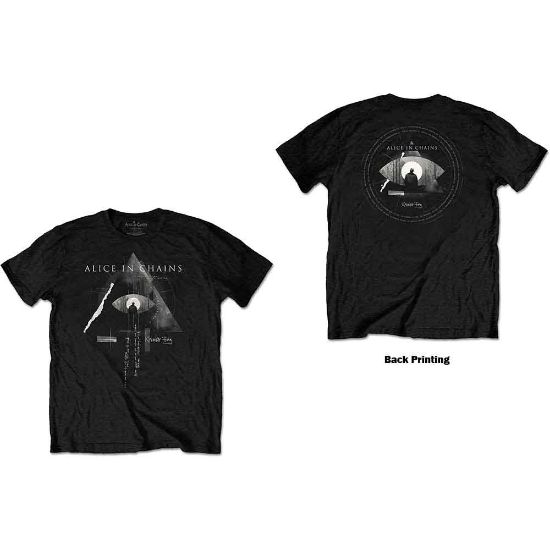 Picture of Alice In Chains Unisex T-Shirt: Fog Mountain Back Print