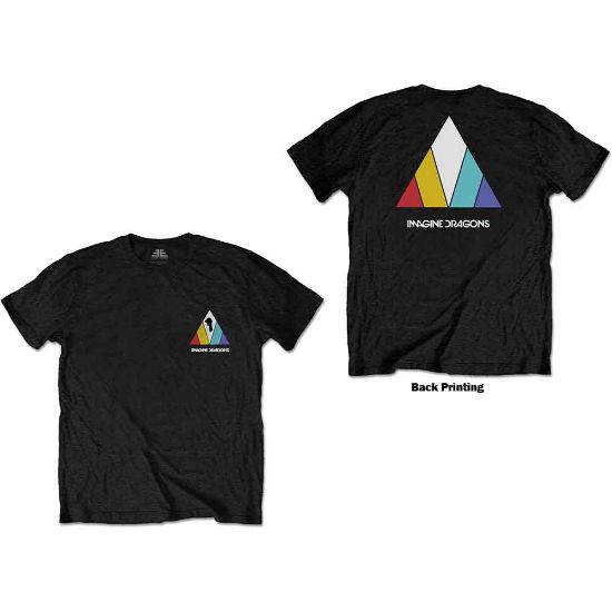 Picture of Imagine Dragons Unisex T-Shirt: Evolve Logo Back Print