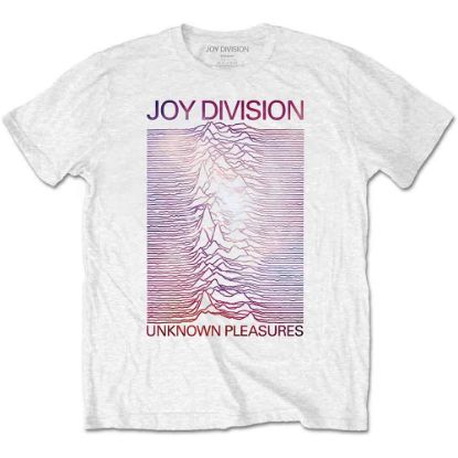 Picture of Joy Division Unisex T-Shirt: Space - Unknown Pleasures Gradient
