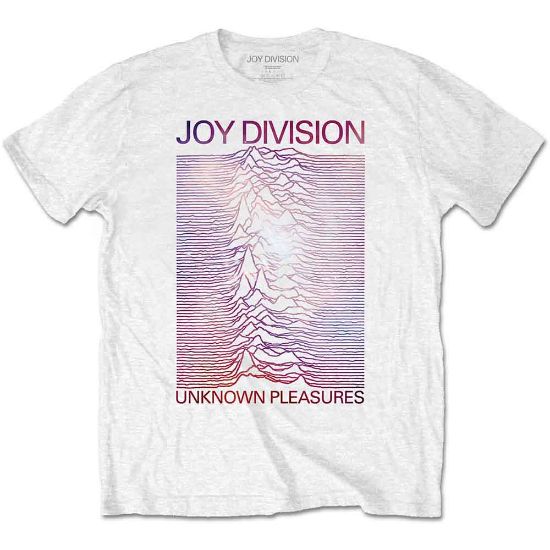 Picture of Joy Division Unisex T-Shirt: Space - Unknown Pleasures Gradient