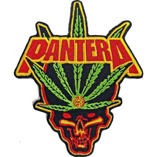 Picture of Pantera Woven Patch: Leaf Skull (Standard) 