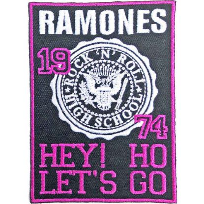 Picture of Ramones Woven Patch: High School (Standard) 