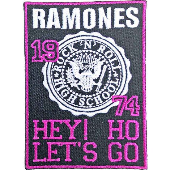 Picture of Ramones Woven Patch: High School (Standard) 
