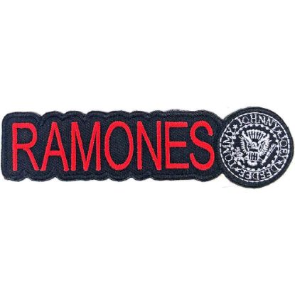 Picture of Ramones Woven Patch: Logo & Seal (Standard) 