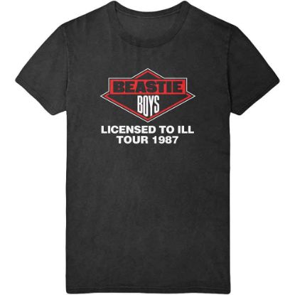 Picture of The Beastie Boys Unisex T-Shirt: Licensed To Ill Tour 1987