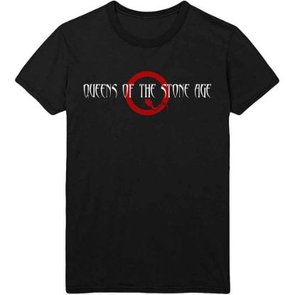 Picture of Queens Of The Stone Age Unisex T-Shirt: Text Logo