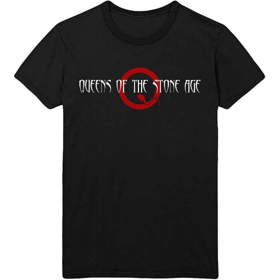 Picture of Queens Of The Stone Age Unisex T-Shirt: Text Logo