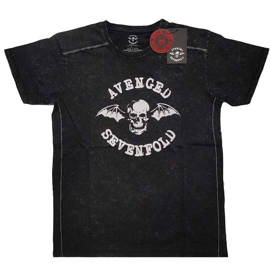 Picture of Avenged Sevenfold Unisex T-Shirt: Logo Wash Collection