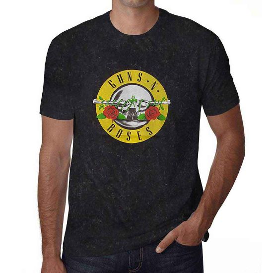 Picture of Guns N' Roses Unisex T-Shirt: Classic Logo Wash Collection