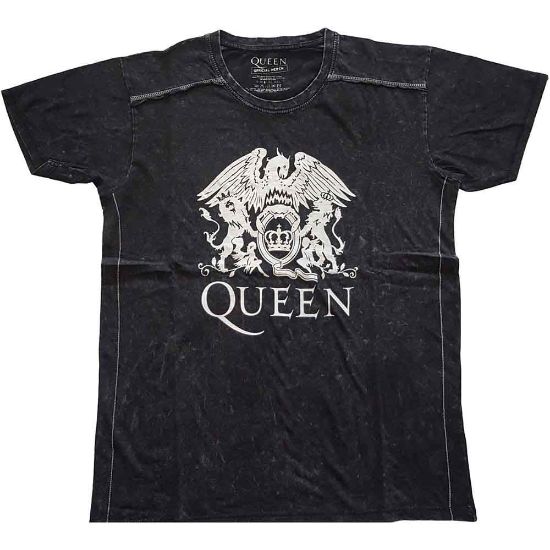 Picture of Queen Unisex T-Shirt: Classic Crest Wash Collection