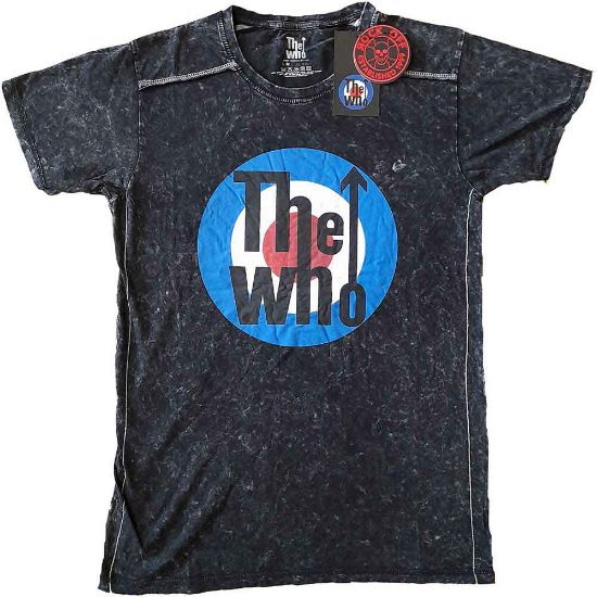 Picture of The Who Unisex T-Shirt: Target Logo Wash Collection