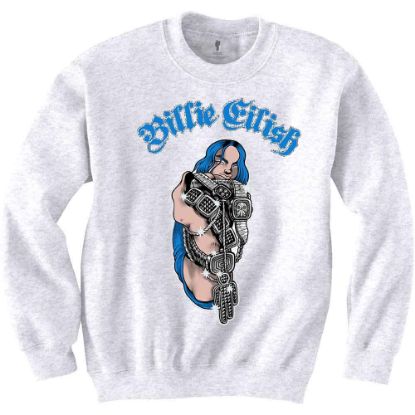 Picture of Billie Eilish Unisex Sweatshirt: Bling (Medium)