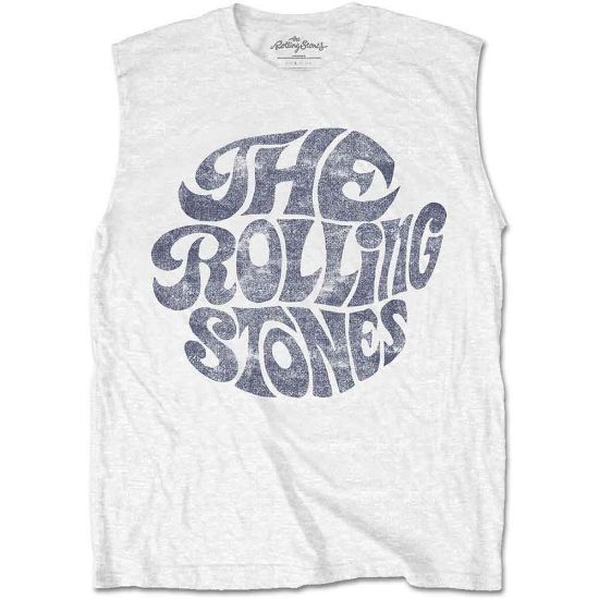 Picture of The Rolling Stones Unisex Tank T-Shirt: Vintage 70s Logo