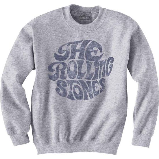 Picture of The Rolling Stones Unisex Sweatshirt: Vintage 70s Logo