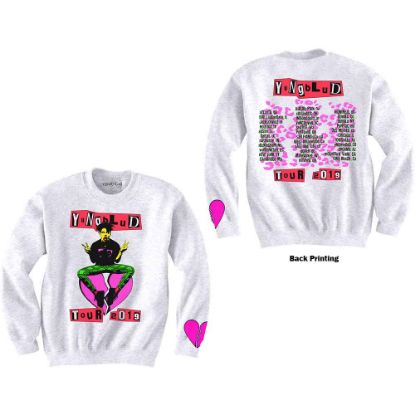 Picture of Yungblud Unisex Sweatshirt: Tour (Back & Sleeve Print) (Medium)