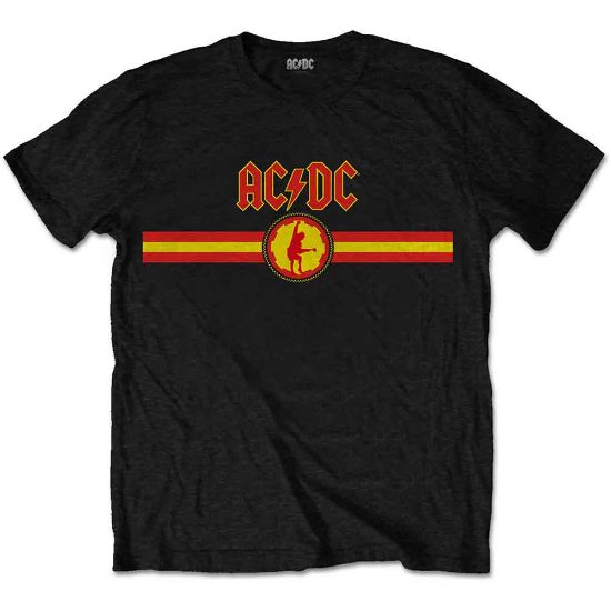 Picture of AC/DC Unisex T-Shirt: Logo & Stripe