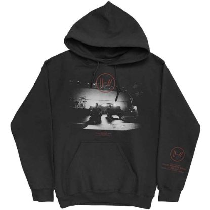 Picture of Twenty One Pilots Unisex Pullover Hoodie: Dark Stage (Sleeve Print) (Medium)