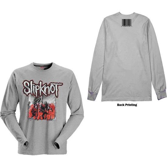 Picture of Slipknot Unisex Long Sleeve T-Shirt: Self-Titled Back Print (Medium)