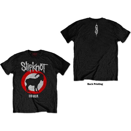 Picture of Slipknot Unisex T-Shirt: Iowa Goat Back Print