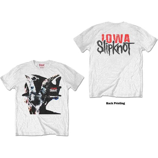 Picture of Slipknot Unisex T-Shirt: Iowa Goat Shadow Back Print