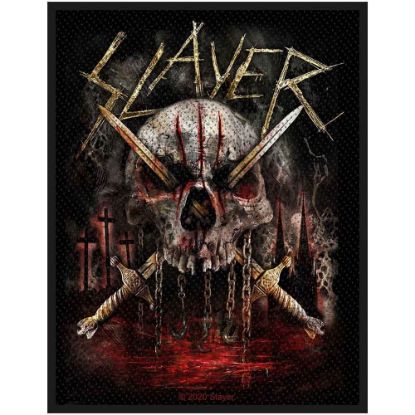 Picture of Slayer Woven Patch: Skull & Swords (Standard)