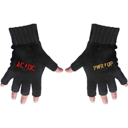 Picture of AC/DC Unisex Fingerless Gloves: PWR-UP Logo