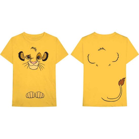 Picture of The Lion King Unisex T-Shirt: Simba Back Print