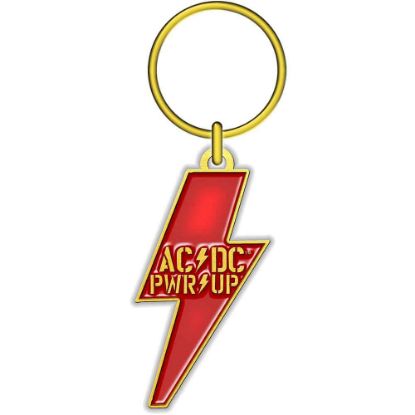 Picture of AC/DC Keychain: PWR-UP (Die-Cast Relief)