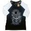 Picture of Guns N' Roses Ladies Raglan T-Shirt: Faded Skull