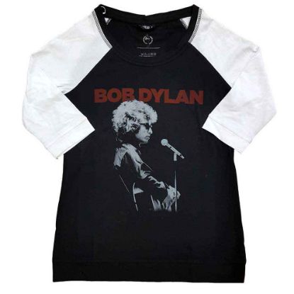 Picture of Bob Dylan Ladies Raglan T-Shirt: Sound Check