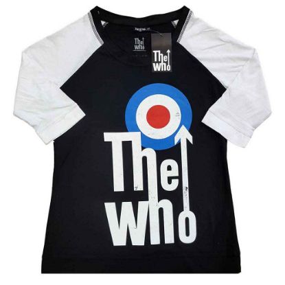 Picture of The Who Ladies Raglan T-Shirt: Elevated Target