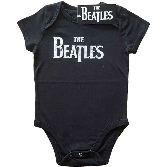 Picture of The Beatles Kids Baby Grow: Drop T Logo (0-3 Months)