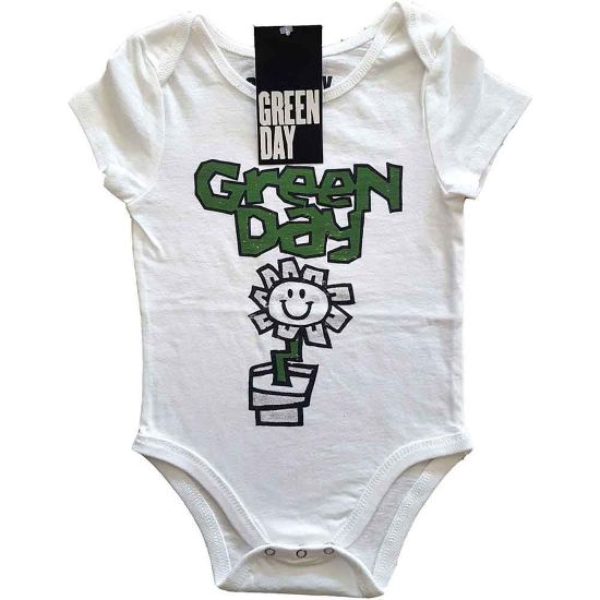 Picture of Green Day Kids Baby Grow: Flower Pot (0-3 Months)